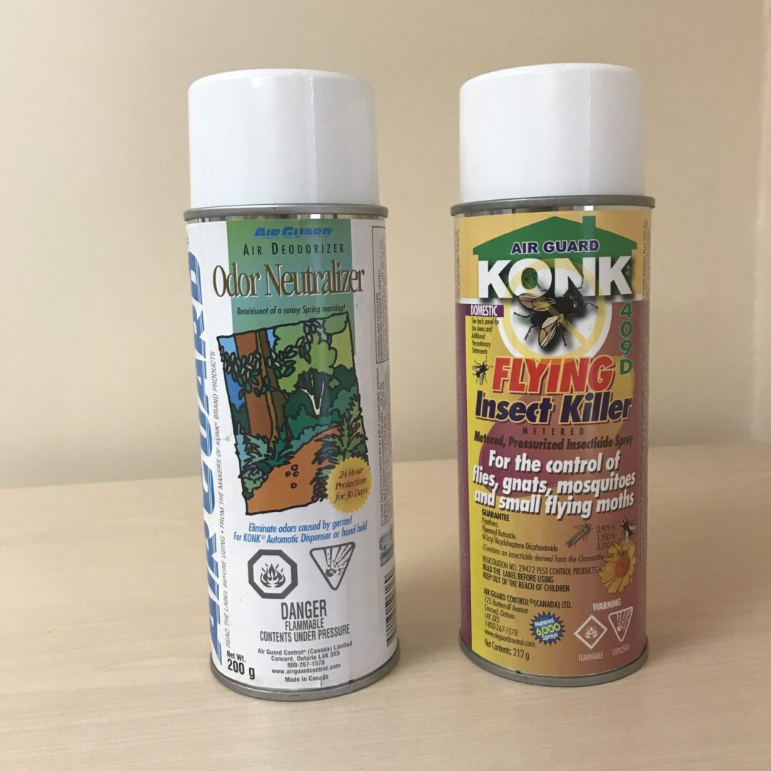 Konk Deodorizing Spray and Flying Insect Killer